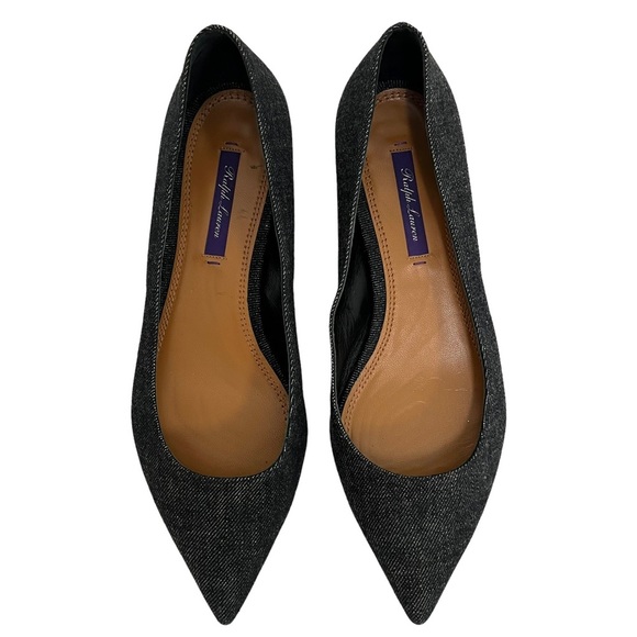 Ralph Lauren Purple Label Shoes - Ralph Lauren Collection Purple Label Pointed Toe Flats Fabric Women’s Size 38
